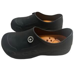 Clogs Slip-On Men's Size 8 Nurse Healthcare Comfort Work Shoes Black